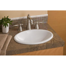 Load image into Gallery viewer, Cheviot 1102-WH Round Mini Oval Drop-In Sink  - White