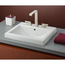 Load image into Gallery viewer, Cheviot 1190-WH-8 Square Camilla Semi-Recessed Sink  - White