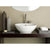 Cheviot 1200-WH Round Water Lily Vessel Sink  - White