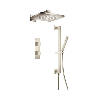 Isenberg Serie 196 196.7350 Two Output Shower Set With Shower Head, Hand Held And Slide Bar