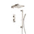 Isenberg Serie 196 196.7350 Two Output Shower Set With Shower Head, Hand Held And Slide Bar