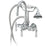 Cheviot 3107-CH Gooseneck Tub Filler - Chrome