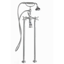 Load image into Gallery viewer, Cheviot 5117/3965 5100 Series Free-Standing Tub Filler - Lever Handles - Metal Accents