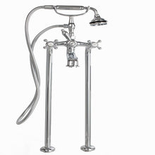 Load image into Gallery viewer, Cheviot 5117/3965 5100 Series Free-Standing Tub Filler - Lever Handles - Metal Accents