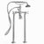 Cheviot 5117/3965 5100 Series Free-Standing Tub Filler - Lever Handles - Metal Accents