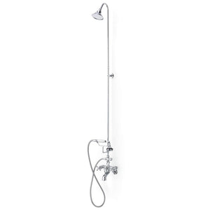 Cheviot 5160 5100 Series Tub Filler With Hand Shower And Overhead Shower - Cross Handles