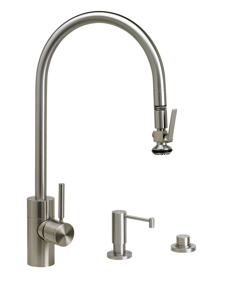 Waterstone 5700-3 Transitional Extended Reach PLP Pulldown Faucet Le –  Plumbing Overstock