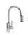 Waterstone 5940-4 Transitional Prep Size PLP Pulldown Angled Spout Faucet w/Lever Sprayer 4pc Suite