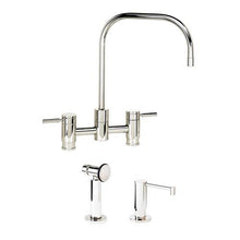 Load image into Gallery viewer, Waterstone 7825-4 Fulton Bridge Faucet 4Pc. Suite