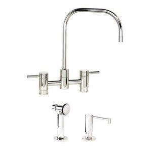 Waterstone 7825-4 Fulton Bridge Faucet 4Pc. Suite