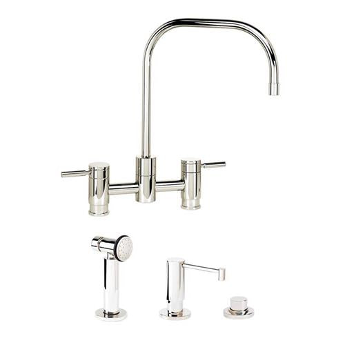 Waterstone 7825-4 Fulton Bridge Faucet 4Pc. Suite