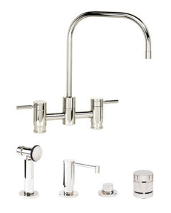 Waterstone 7825-4 Fulton Bridge Faucet 4Pc. Suite