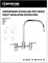 Load image into Gallery viewer, Waterstone 7825-4 Fulton Bridge Faucet 4Pc. Suite