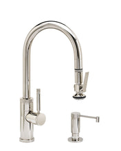 Load image into Gallery viewer, Waterstone 9930-2 Industrial Prep Size PLP Pulldown Faucet 2pc Suite w/Lever Sprayer