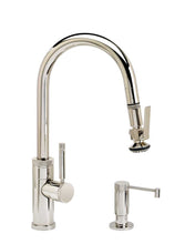 Load image into Gallery viewer, Waterstone 9940-3 Industrial Prep Size PLP Pulldown Angled Spout Faucet w/Toggle Sprayer 3pc Suite