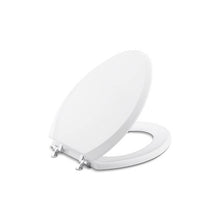 Load image into Gallery viewer, Kallista P70023-PB-0 Stafford Toilet Seat, Elongated in Stucco White