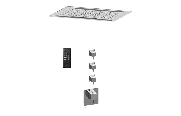 Graff AQ4.000SC-LM39E0-PC-T Ceiling-Mount Shower System