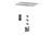 Graff AQ4.000SC-LM39E0-PC-T Ceiling-Mount Shower System