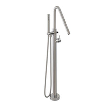 Load image into Gallery viewer, Aquabrass ABFBX75N95 X75N95 Xround FloorMount Tub Filler - Trim Only