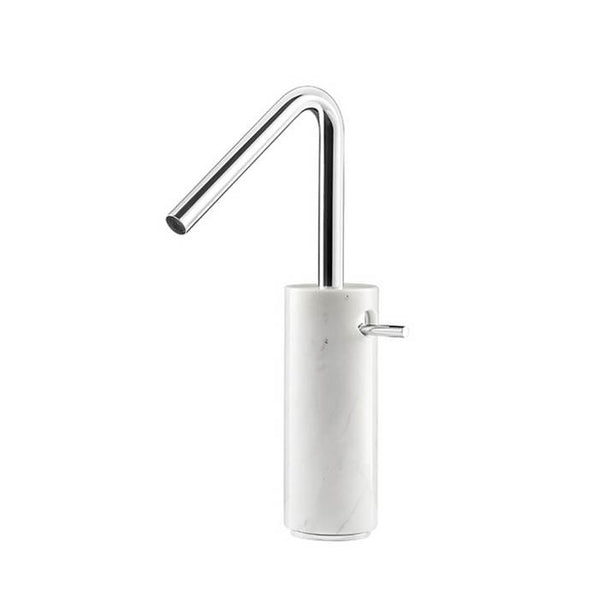 Aquabrass BLACKMACL20BC CL20 Marmo Tall Single-Hole Lav Faucet-White