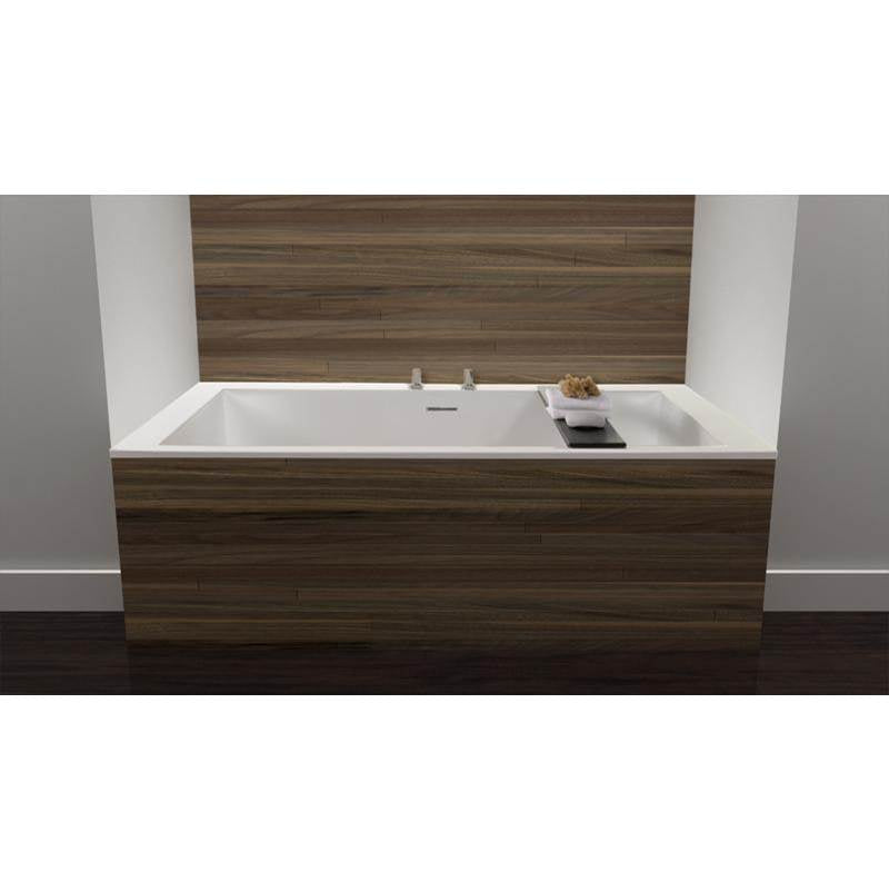 Wet Style BC0906-PCNT-COP Cube Bath 60 X 30 X 24 - 3 Walls - Built In Nt O/F Pc Drain