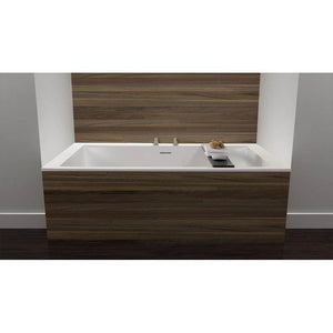 Wet Style BC0904-BNNT Cube Bath 60 X 30 X 24 - 2 Walls - Built In Nt O/F Bn Drain