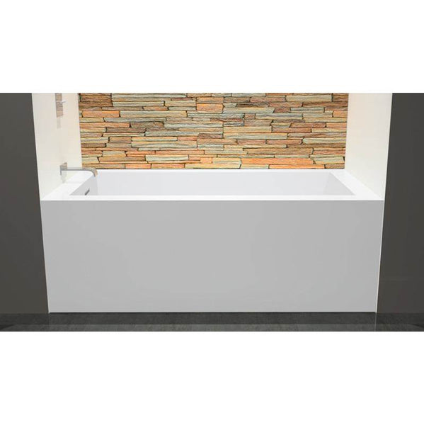 Wet Style BC1101-SB-COP Cube Bath 60 X 32 X 21 - Fs - Built In Sb O/F Drain