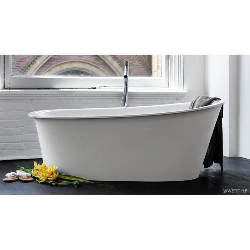 Wet Style BTP01-R-PCNT Tulip Bath 64 X 34 X 25 - Fs - Built In Nt O/F Pc Drain