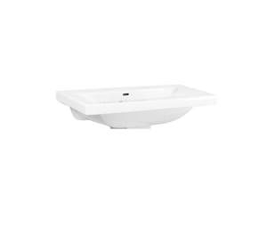 Barclay B/3-271WH Mistral 650 Basin Only 1 Hole - White