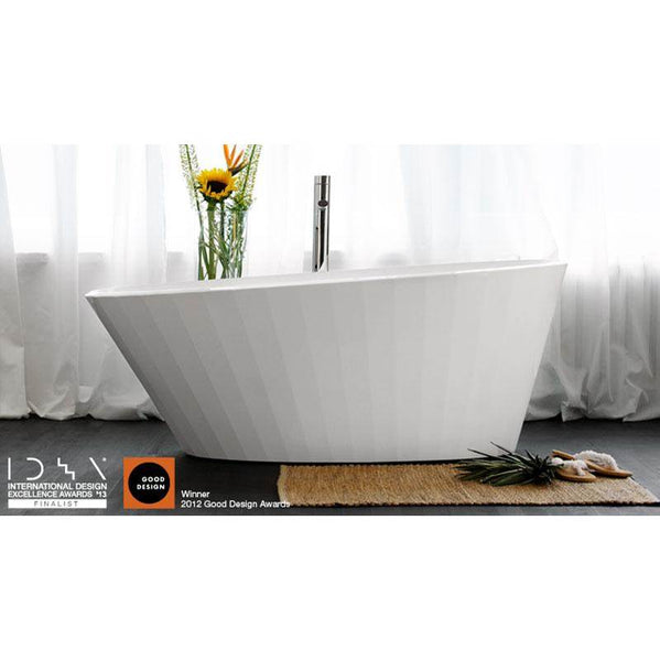 Wet Style BCR01-R-SB-COP-DA Couture Bath 65.5 X 33.75 X 25 - Fs - Built In Sb O/F Drain - Copper Conn