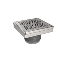 Load image into Gallery viewer, QuickDrain DECO06 Square Drain Cover 6IN DECO