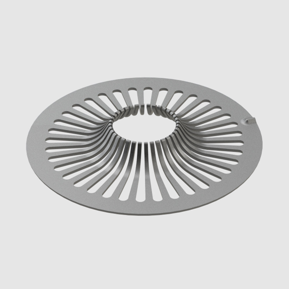 Ebbe E4401 Square Shower Drain Grate Silver