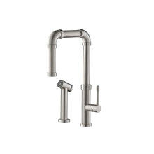 Load image into Gallery viewer, Isenberg K.1500 Tanz - Stainless Steel Kitchen Faucet With Side Sprayer