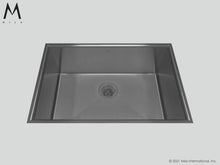 Load image into Gallery viewer, Mila MARFS-655SB Arc Single Bowl Flush Mount Sink