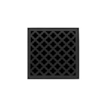 Load image into Gallery viewer, Infinity Drain MD 4-2A 4” x 4” MD 4 - Strainer - Moor Pattern &amp; 2&quot; Throat w/ABS Drain Body 2” Outlet