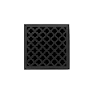 Infinity Drain MD 4-2A 4” x 4” MD 4 - Strainer - Moor Pattern & 2" Throat w/ABS Drain Body 2” Outlet