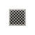 Infinity Drain MD 4-2A 4” x 4” MD 4 - Strainer - Moor Pattern & 2" Throat w/ABS Drain Body 2” Outlet