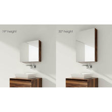 Load image into Gallery viewer, Wet Style M7030ME-2-LED Furniture M - Mirrored Cabinet 70 X 30 Height - Led Option - Oak Wenge