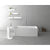 Cheviot 4131-WW Navona Solid Surface Bathtub - White Interior with White Exterior