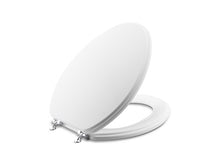 Load image into Gallery viewer, Kallista P70003-PB-0 Kalligraphos Toilet Seat, Elongated in Stucco White