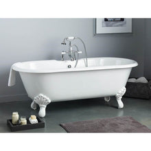 Load image into Gallery viewer, Cheviot 2181-WW Regal Cast Iron Bathtub With Continuous Rolled Rim And Shaughnessy Feet