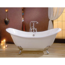 Load image into Gallery viewer, Cheviot 2148-WW-7 Regency Cast Iron Bathtub With Faucet Holes