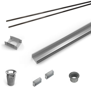 Infinity Drain RG-L 6548 48" PVC Component Only Kit for S-LAG 65, S-LT 65, and S-LTIF 65 series.