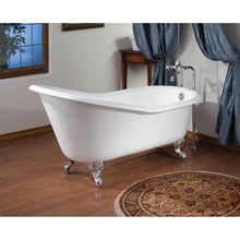 Load image into Gallery viewer, Cheviot 5102/3970-LEV 5100 Series Free-Standing Tub Filler With Stop Valves - Lever Handles - Porcelain Accents