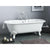 Cheviot 2170-WW-8 Regal Cast Iron Bathtub With Faucet Holes And Shaughnessy Feet