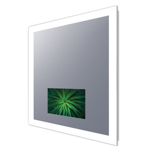 Electric Mirror SIL-156-AV-4842 Silhouette 48w x 42h Lighted Mirror TV with 15" TV