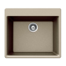 Load image into Gallery viewer, Hamat H-SIO-2420ST Granite Topmount Single Bowl Kitchen Sink