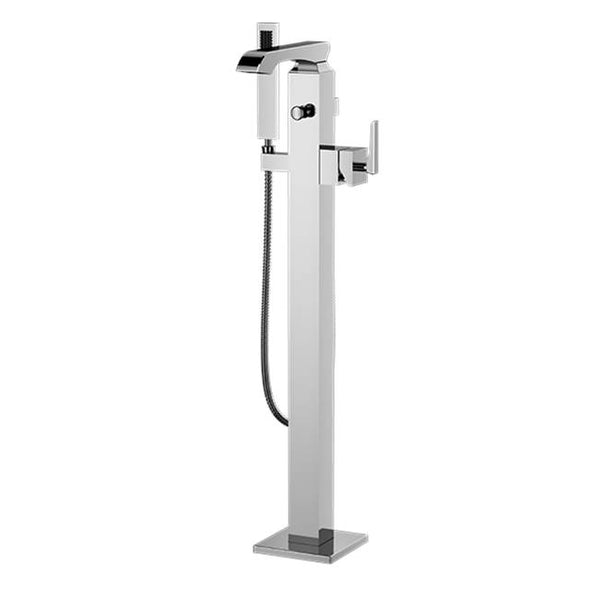 Santec 4794SQ-TM Trim - Floor Mount Tub Filler with Hand Shower