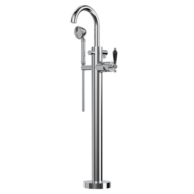 Santec 9594BT-TM Trim - Floor Mount Tub Filler with Hand Shower