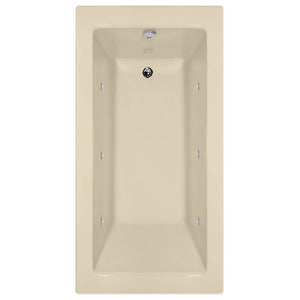 Hydro Systems SYD6032AWPS-RH Sydney 60 X 32 Acrylic Whirlpool Jet Tub System Shallow Depth Right Hand Tub